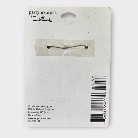 Hallmark NWT Santa Claus Glitter Earrings Christmas Holiday - Picture 3 of 3